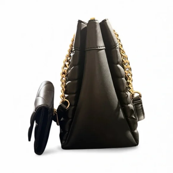 Michael Kors Whitney Quilted Tote & Wallet Set – Luxury Designer Bag - Picture 10 of 14